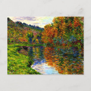 Cartão Postal De Festividades Monet - Braço de Jeufosse, Autumn,