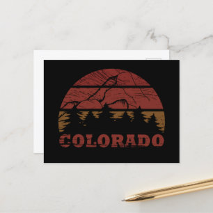 Cartão Postal De Festividades Montanhas Rocky Colorado