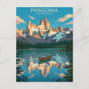 Cartão Postal De Festividades Monte Fitz Roy Patagonia