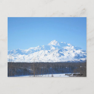 Cartão Postal De Festividades Monte Mc Kinley, Alasca
