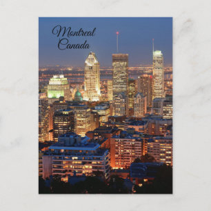 Cartão Postal De Festividades Montreal Canadá