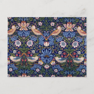 Cartão Postal De Festividades Morango Thef, William Morris