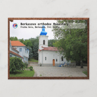 Cartão Postal De Festividades MOSTEIROS SÉRVIOS - Mosteiro ortodoxo Berkasovo