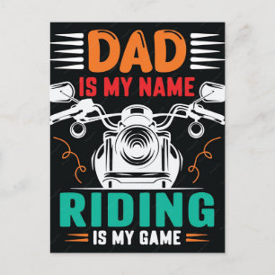 Cartão Postal De Festividades Moto customizada única para motociclistas