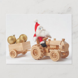 Cartão Postal De Festividades motorista de Natal