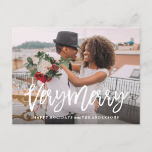 Cartão Postal De Festividades Muito Feliz