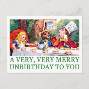 CARTÃO POSTAL DE FESTIVIDADES MUITO, UNBIRTHDAY MUITO ALEGRE A VOCÊ!
