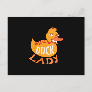 Cartão Postal De Festividades Mulheres Mães Pato Dama Dando Dobra E Duelo