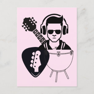 Cartão Postal De Festividades Music Galore