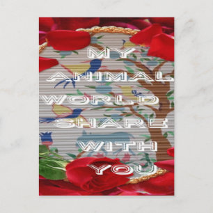 Cartão Postal De Festividades My animals world valentine.png