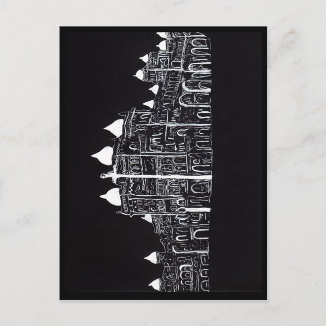 Cartão Postal De Festividades Mysore Palace India (Frente)