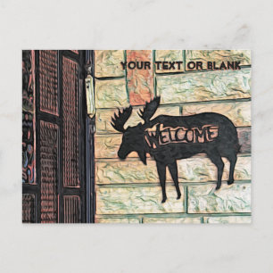 Cartão Postal De Festividades Mystic Moose - Tzgorda