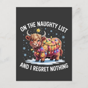 Cartão Postal De Festividades Na Lista dos Travessos e Não Me Arrependo de Nada