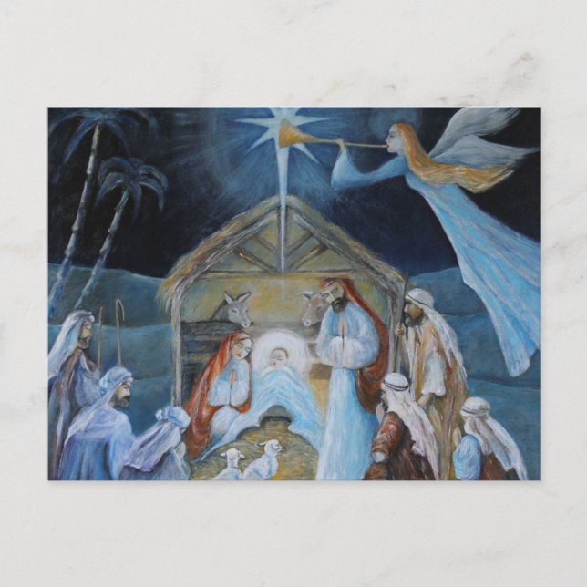 Cartão Postal De Festividades nacimiento de jesus (Frente)