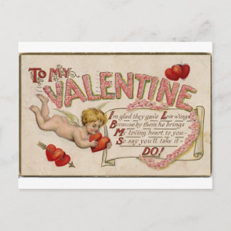 Cartão Postal De Festividades Namorados