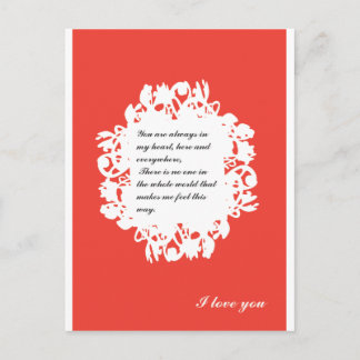 Cartão Postal De Festividades namorados-12