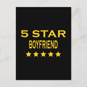 Cartão Postal De Festividades Namorados de aniversário Namorados de 5 estrelas N