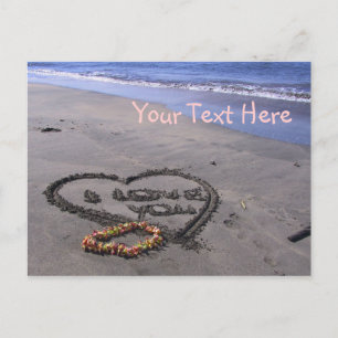 Cartão Postal De Festividades Namorados personalizável