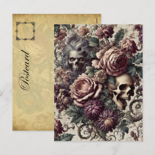 Cartão Postal De Festividades Nascer ao Bloom - Vitoriano Gótico