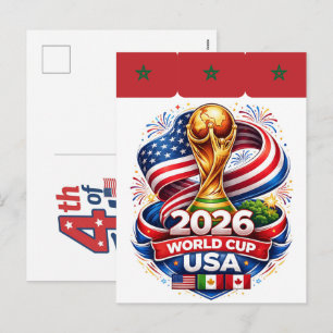 Cartão Postal De Festividades Nascido no dia 4 de julho, uma celebração patrióti