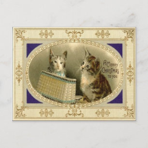 Cartão Postal De Festividades Natais vintages