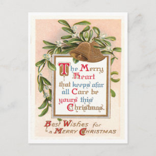 Cartão Postal De Festividades Natais vintages
