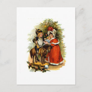 Cartão Postal De Festividades Natais vintages