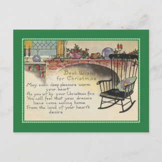 Cartão Postal De Festividades Natais vintages