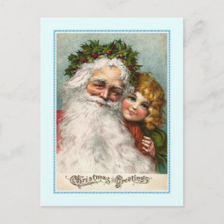 Cartão Postal De Festividades Natais vintages
