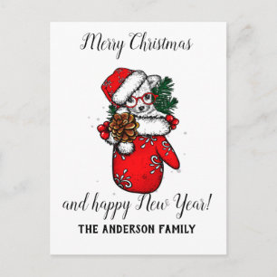 Cartão Postal De Festividades Natais vintages