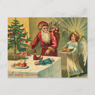 Cartão Postal De Festividades Natais vintages