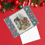 Cartão Postal De Festividades Natais vintages Baby Donkey Cactus Succults<br><div class="desc">Este é um macaco-bebê vintage num fundo temático do sudoeste. Mude as palavras para ajustado seus próprios sentimentos.</div>