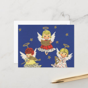 Cartão Postal De Festividades natais vintages festivos