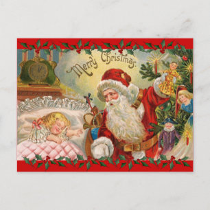 Cartão Postal De Festividades Natais vintages Ruas, Nick