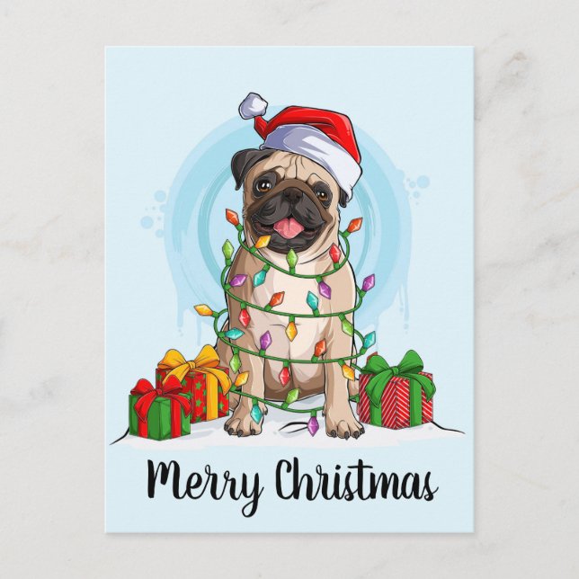 Cartão Postal De Festividades Natal (Frente)