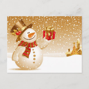 Cartão Postal De Festividades Natal