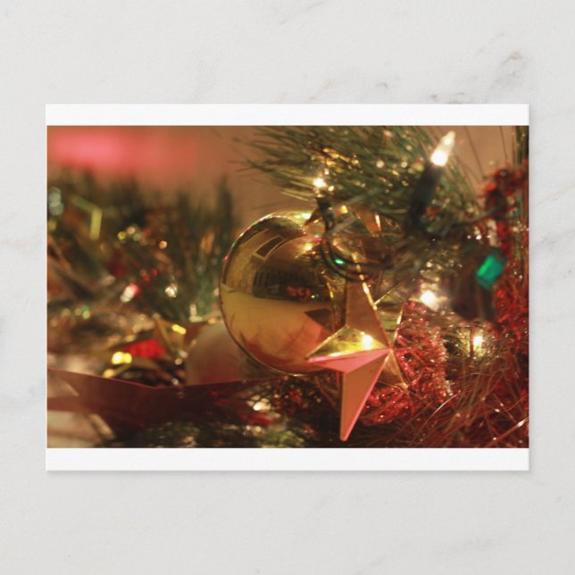 Cartão Postal De Festividades Natal (Frente)