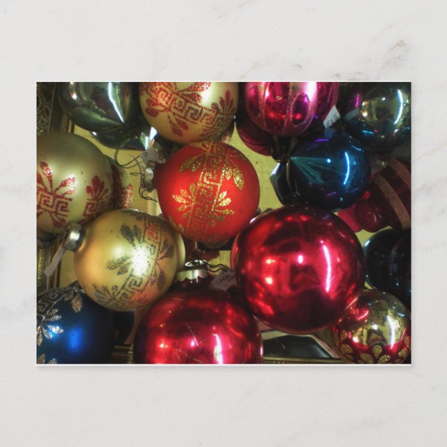Cartão Postal De Festividades Natal (Frente)