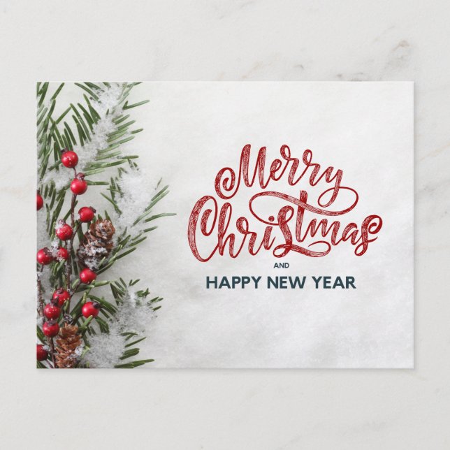 Cartão Postal De Festividades Natal 2 (Frente)