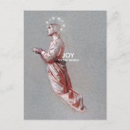 Cartão Postal De Festividades Natal Angel Joy