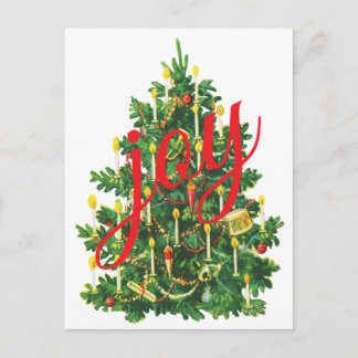 Cartão Postal De Festividades Natal Antigo