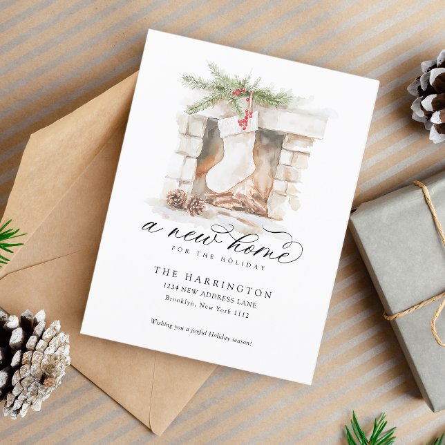 Cartão Postal De Festividades Natal Arrumando Uma Nova Caligrafia Doméstica (Criador carregado)