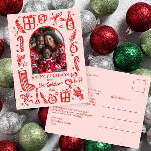 Cartão Postal De Festividades Natal Caprichoso Foto Arco Personalizado