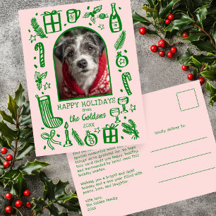 Cartão Postal De Festividades Natal Caprichoso Foto Arco Personalizado