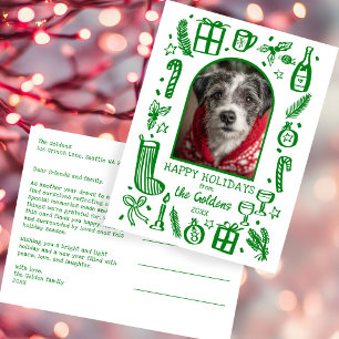 Cartão Postal De Festividades Natal Caprichoso Foto Arco Personalizado FOTO