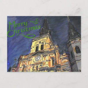 Cartão Postal De Festividades Natal da catedral