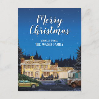 Cartão Postal De Festividades Natal da National Lampoon