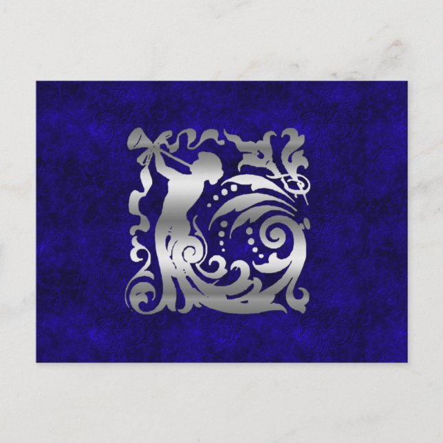 Cartão Postal De Festividades Natal decorativo (Frente)