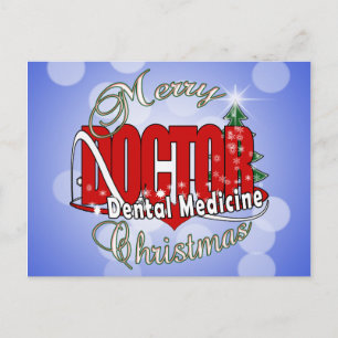 Cartão Postal De Festividades NATAL Dental Medicina DENTIST