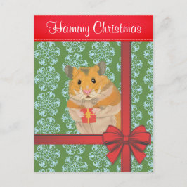 Cartão Postal De Festividades Natal do Hammy